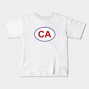 California State Sticker Kids T-Shirt